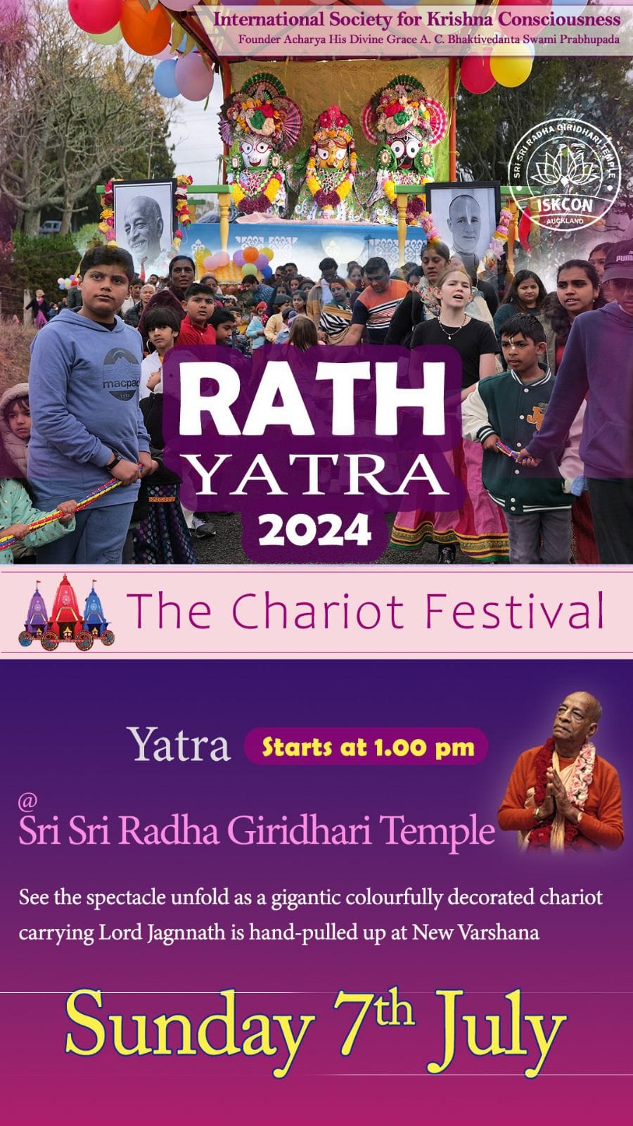 Rathyatra @ Temple 2024